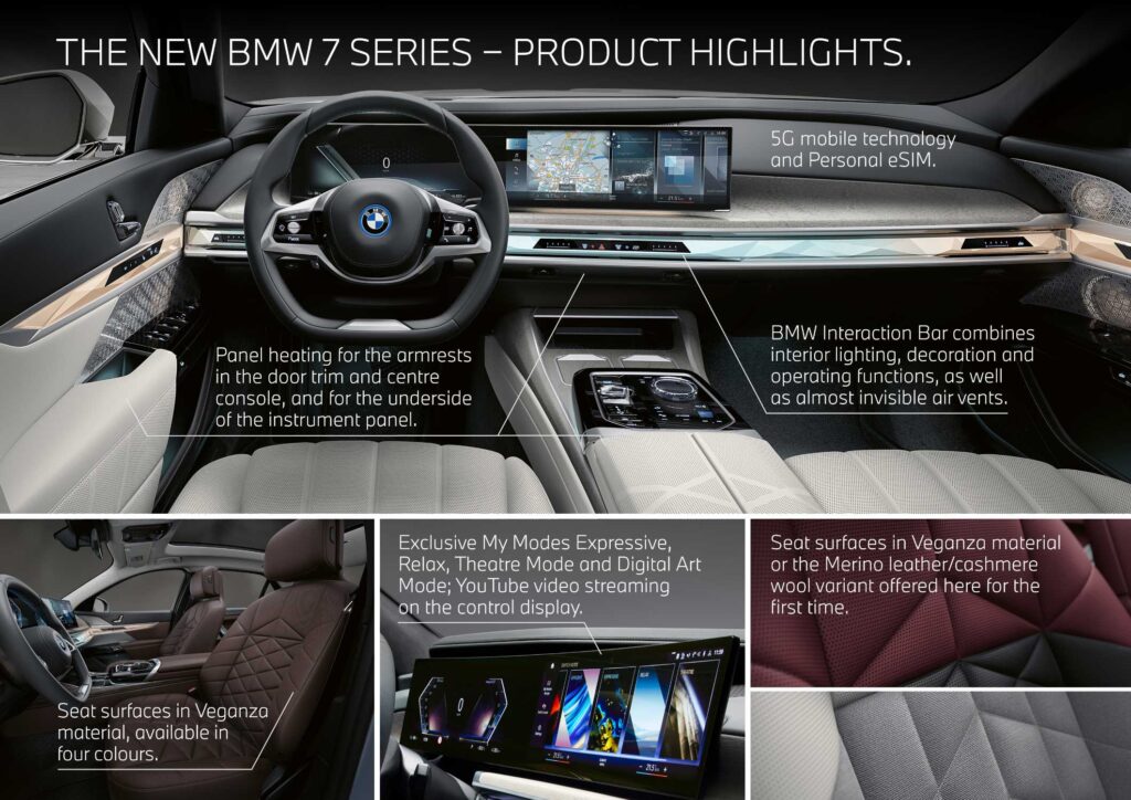 Exploring BMW 7 Series Interior
