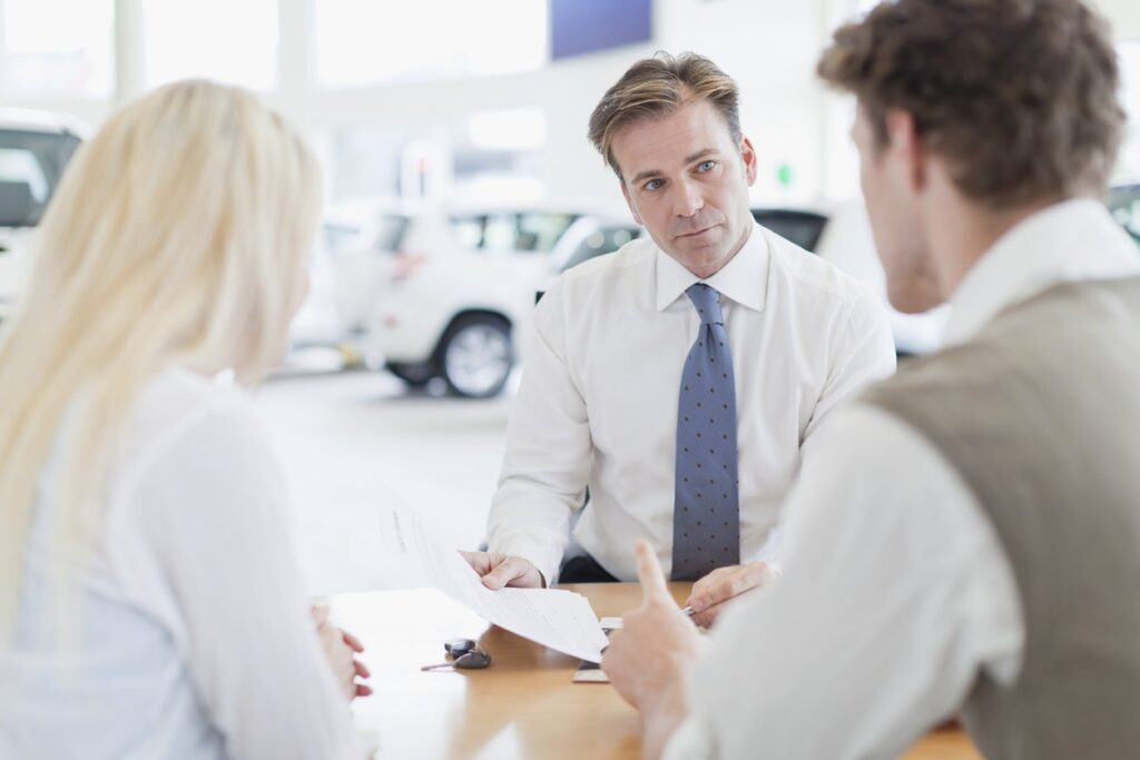 Negotiation and Paperwork Cars