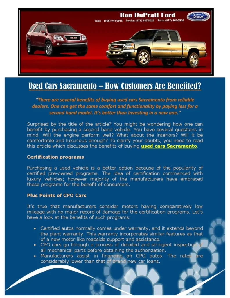 Sacramento Cars for Sale Used